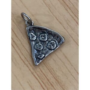 925 Pizza Sterling Silver Jewelry Charm